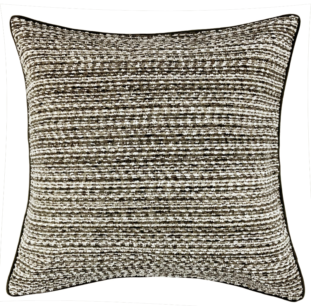 Malini Nalvin Slub Cushion Chocolate