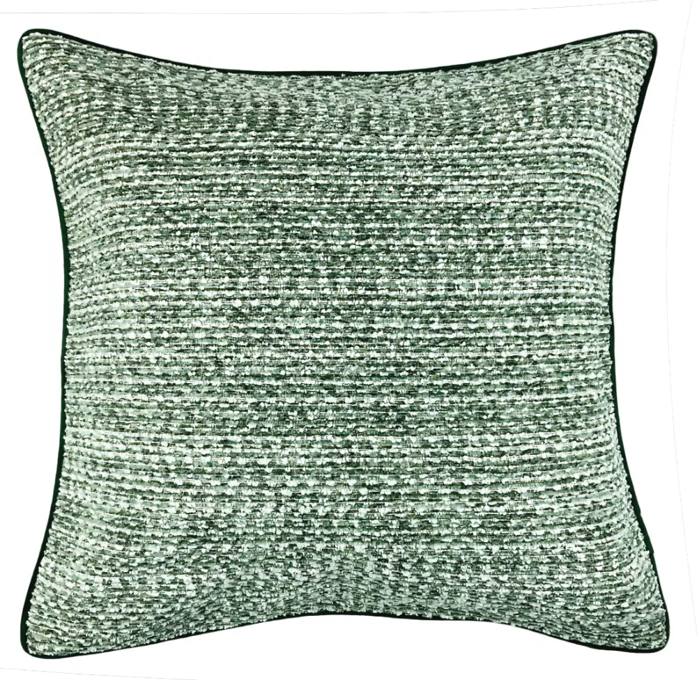 Malini Nalvin Slub Cushion Green