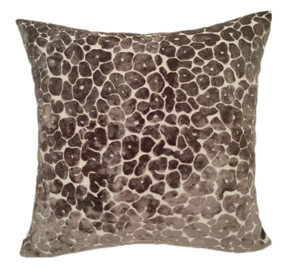 Leopard Velvet Cushion (Various Colours)