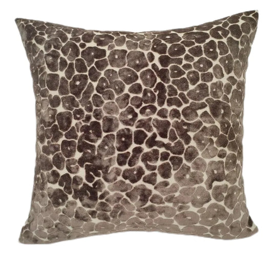 Malini Paul Moneypenny Spoton Leopard Chocolate Cushion