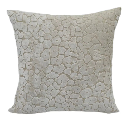 Malini Paul Moneypenny Spoton Leopard Ivory Cushion