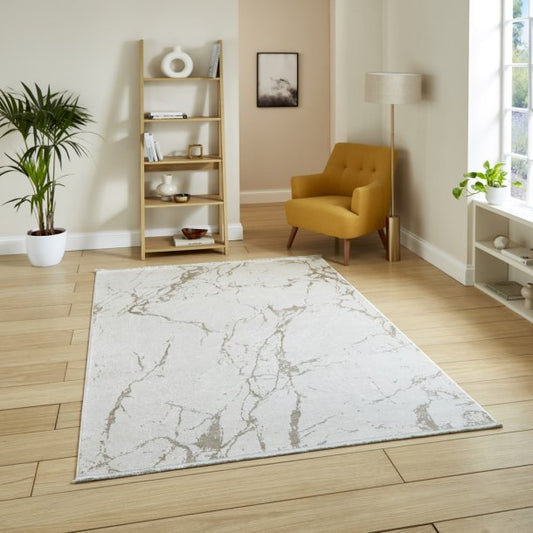 Mirage Cream Abstract Rug