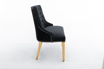 Majestic Black Velvet High Back Kitchen Bench