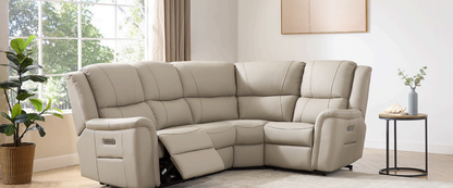 Melbourne Genuine Leather Electric Recliner Sofa Range