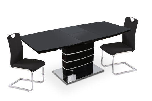 Milan Extendable Dining Table & 6 Chairs