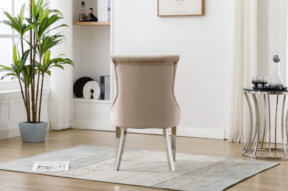 Mink Velvet Dining Chair