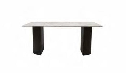 Misty Sintered Stone Grey Dining Table