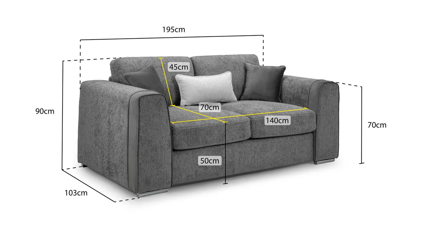 Naples Fabric Sofa Range