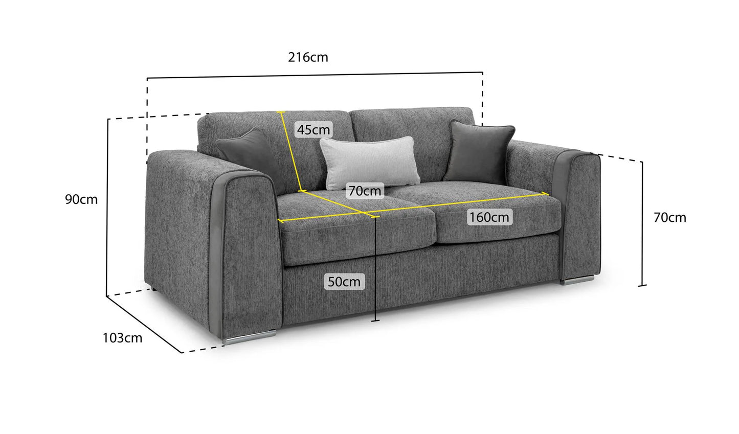 Naples Fabric Sofa Range