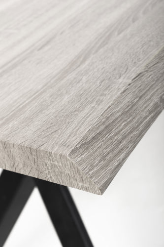 Narvik 1.6m Curved Wooden Dining Table