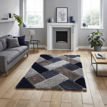 Olympia Grey/Navy Rug