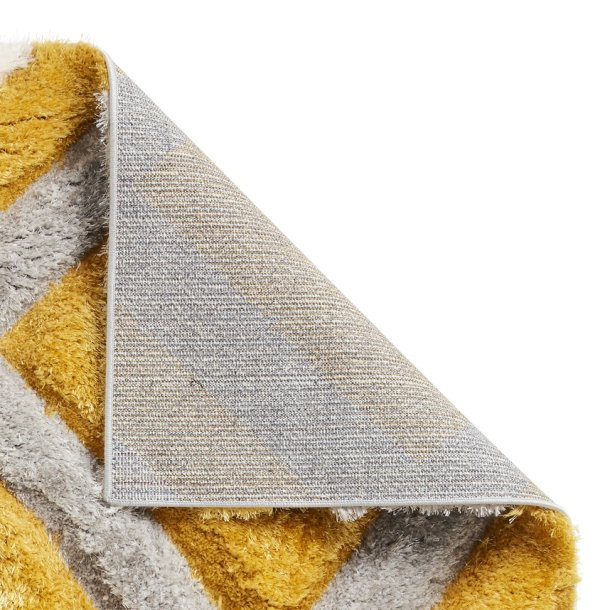 Olympia Grey/Yellow Diamond Rug