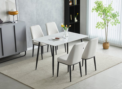 Oxford Ceramic Dining Table & 4 Chairs