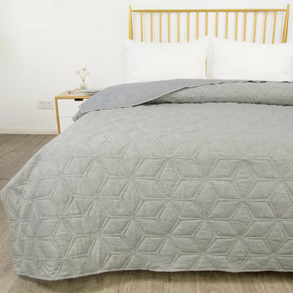 Lombardi Double Grey Quilt