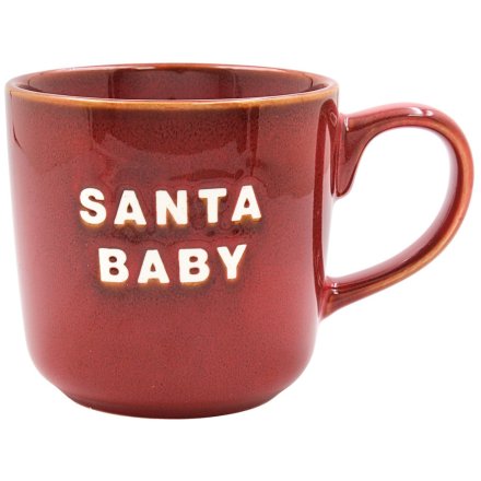 Red Santa Baby Mug