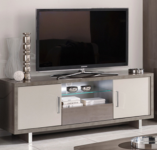 Royal Italian Grey 2 Door LED TV Unit
