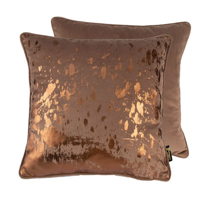 Bronze Foil Splash Cushion