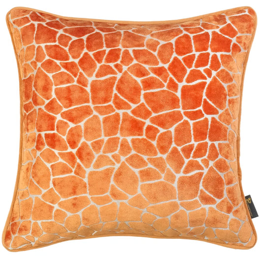 Malini Paul Moneypenny Giraffe Orange Cushion