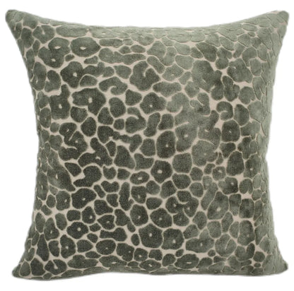 Leopard Velvet Cushion (Various Colours)