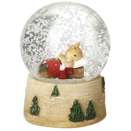 Sleeping Mouse Snow Globe