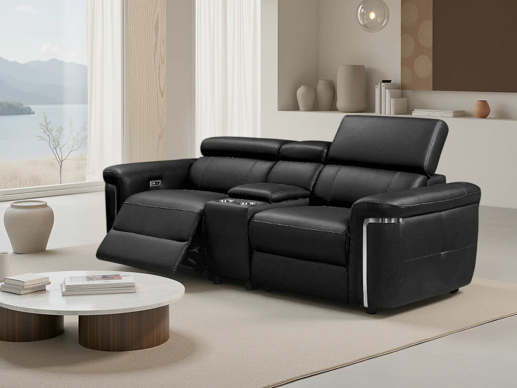 Somerville Power Recliner Genuine Leather Sofa Range