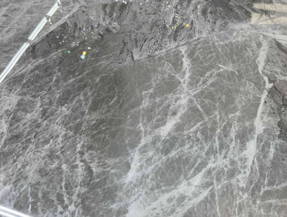 Zermatt Extendable Grey Ceramic Dining Table & 6 Chairs