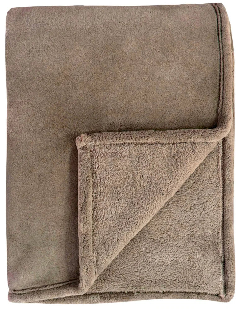 Snug Taupe Throw