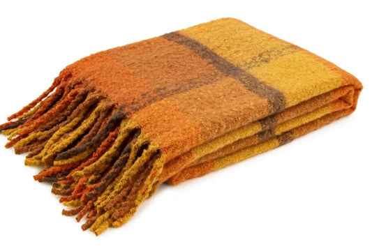 Golden Harvest Throw Blanket