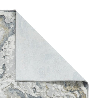 Tidal Silver/Beige Abstract Rug