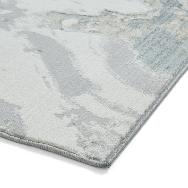 Tidal Silver/Beige Abstract Rug