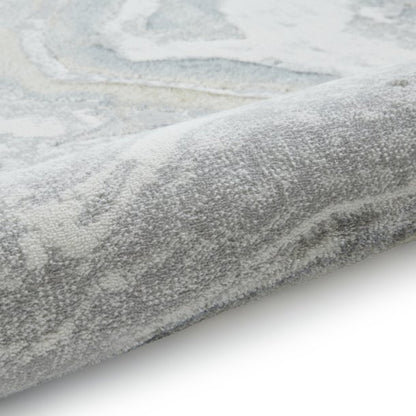 Tidal Silver/Beige Abstract Rug