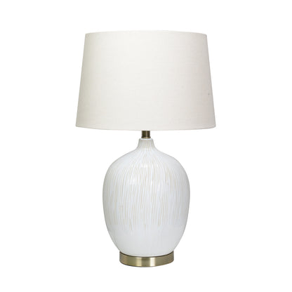 Ari White Ceramic Table Lamp