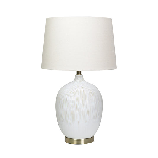 Ari White Ceramic Table Lamp