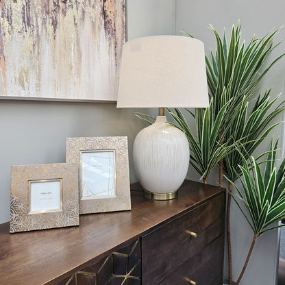 Ari White Ceramic Table Lamp