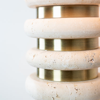 Travertine Table Lamp