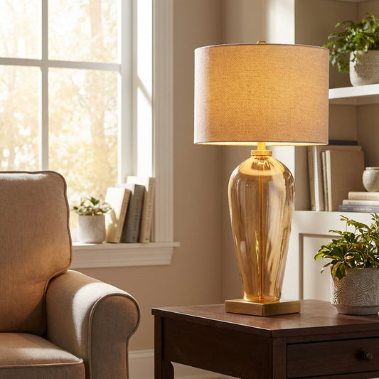 Classy Glass Table Lamp