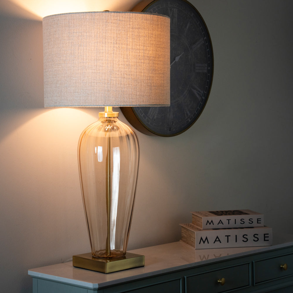 Classy Glass Table Lamp