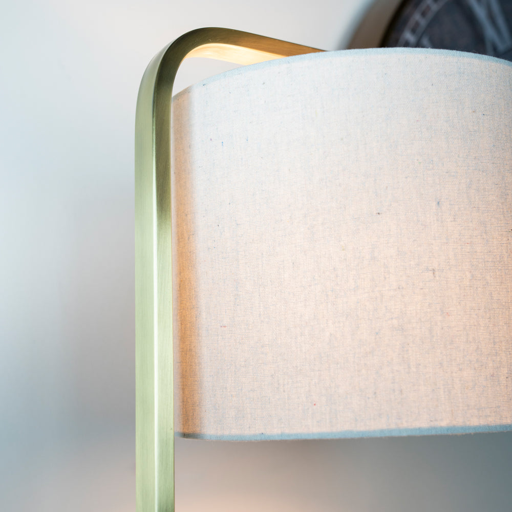 Kym Marble Base Gold Table Lamp
