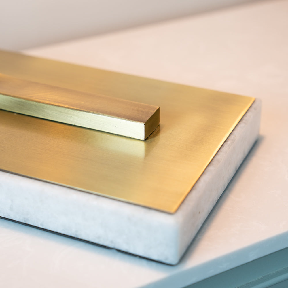 Kym Marble Base Gold Table Lamp