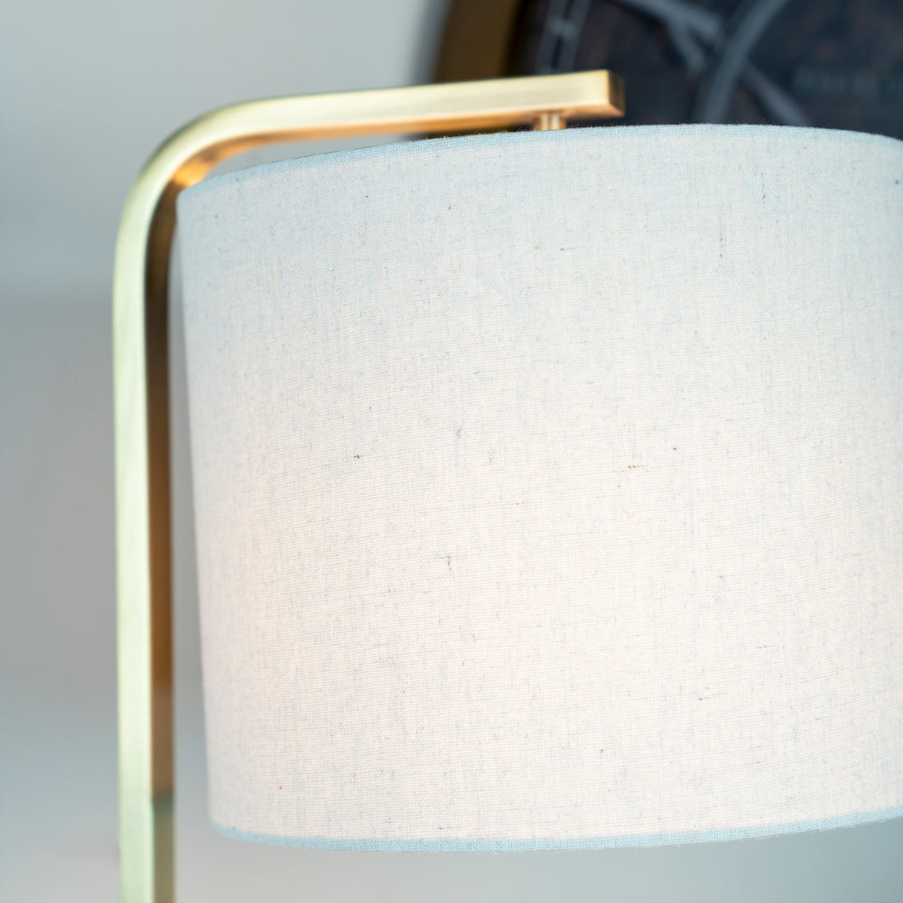 Kym Marble Base Gold Table Lamp