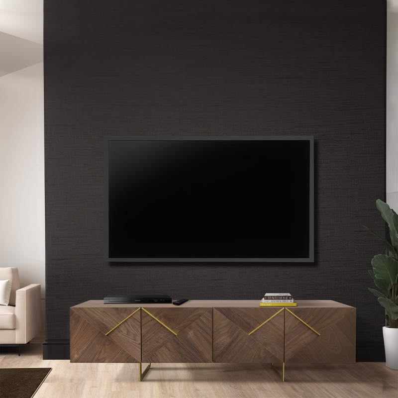 Oak/Walnut TV Unit