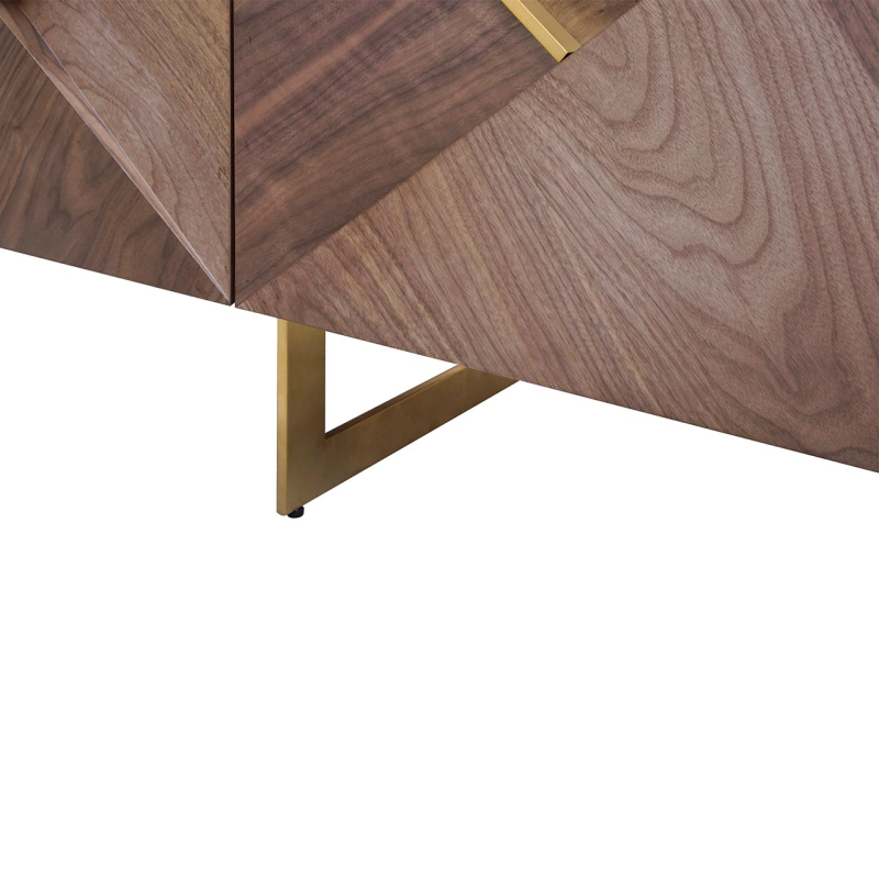 Oak/Walnut TV Unit