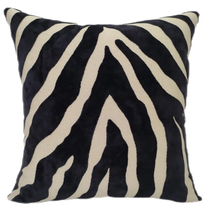 Zebra Velvet Cushion