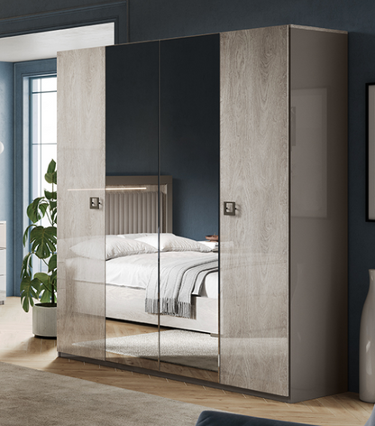 Zoe Italian 4 Door Wardrobe