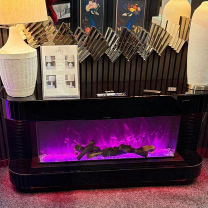 Black Tech Electric Fireplace