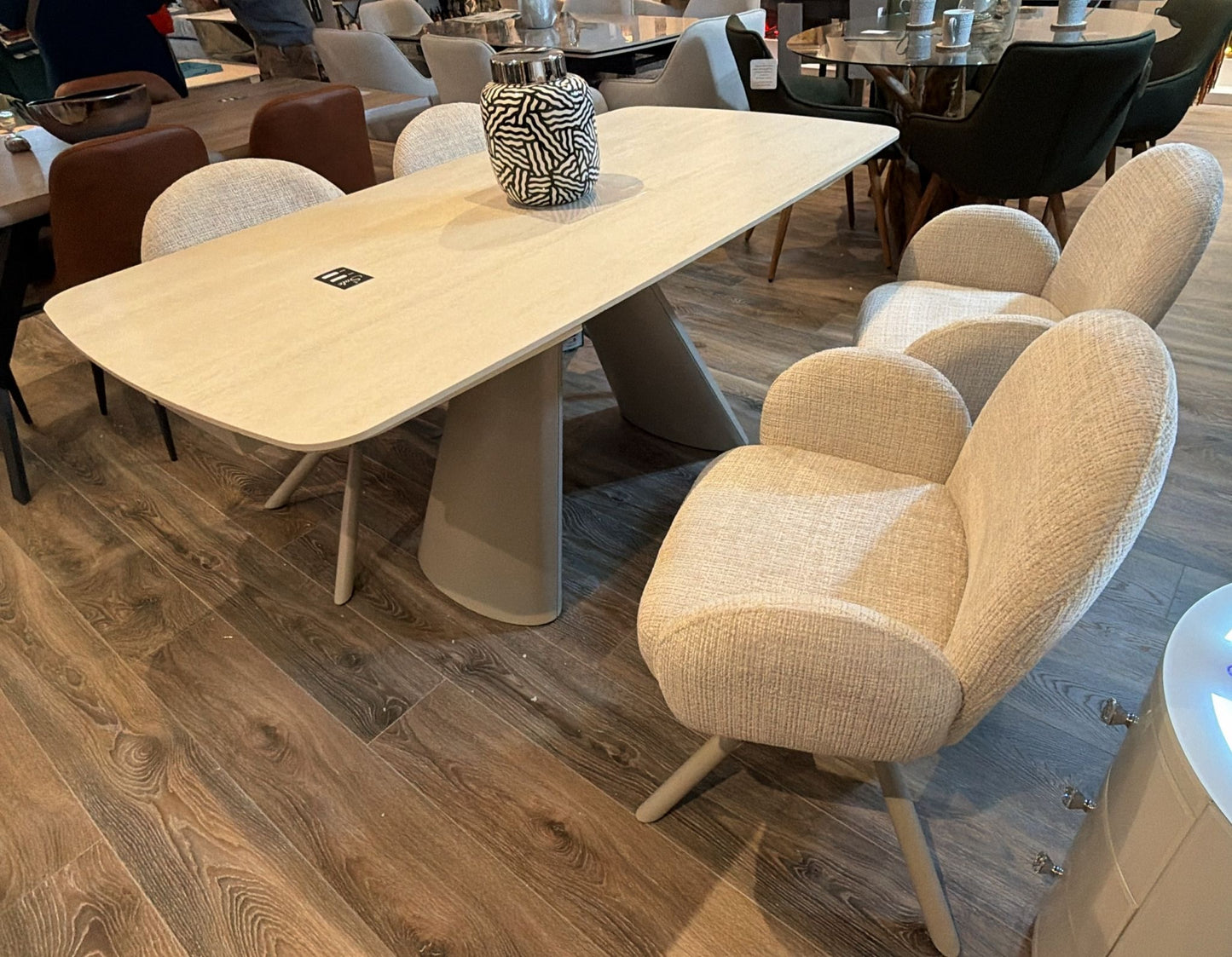 G Star Sintered Stone Extendable Dining Table