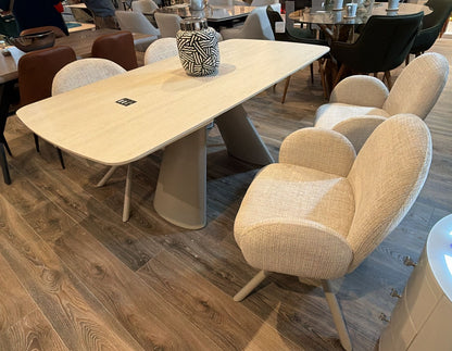 G Star Sintered Stone Extendable Dining Table