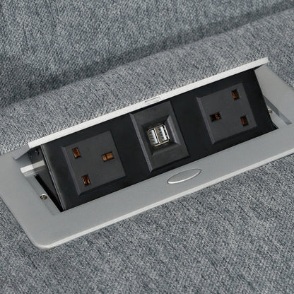 Tipton Grey Electric Recliner Sofa