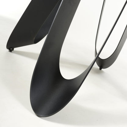 Osaka Round Green & White Dining Table