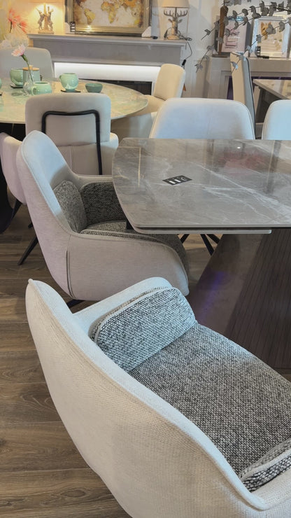 Monaco Sintered Stone Extendable Dining Table